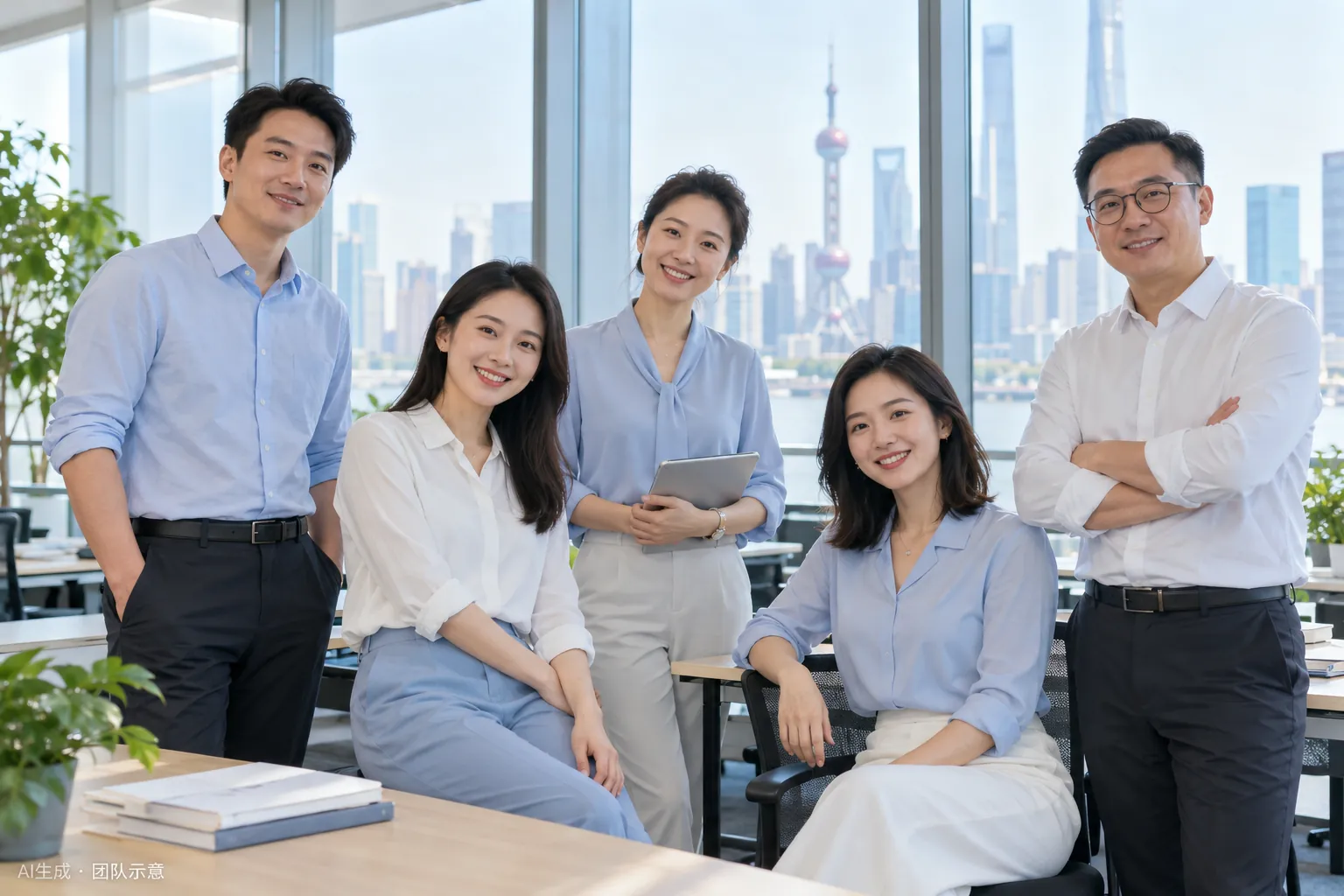 The Shengdu Travel team in Shanghai