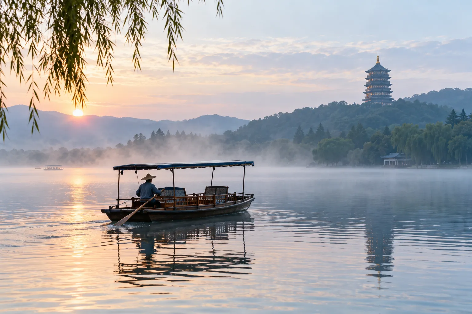 West Lake at dawn