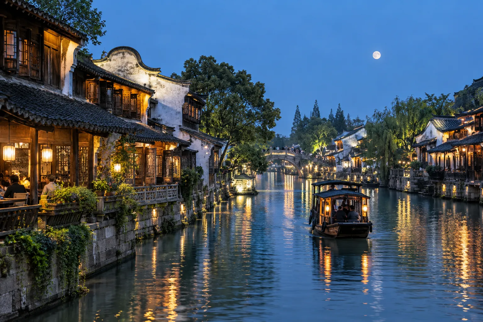 Wuzhen West after dark