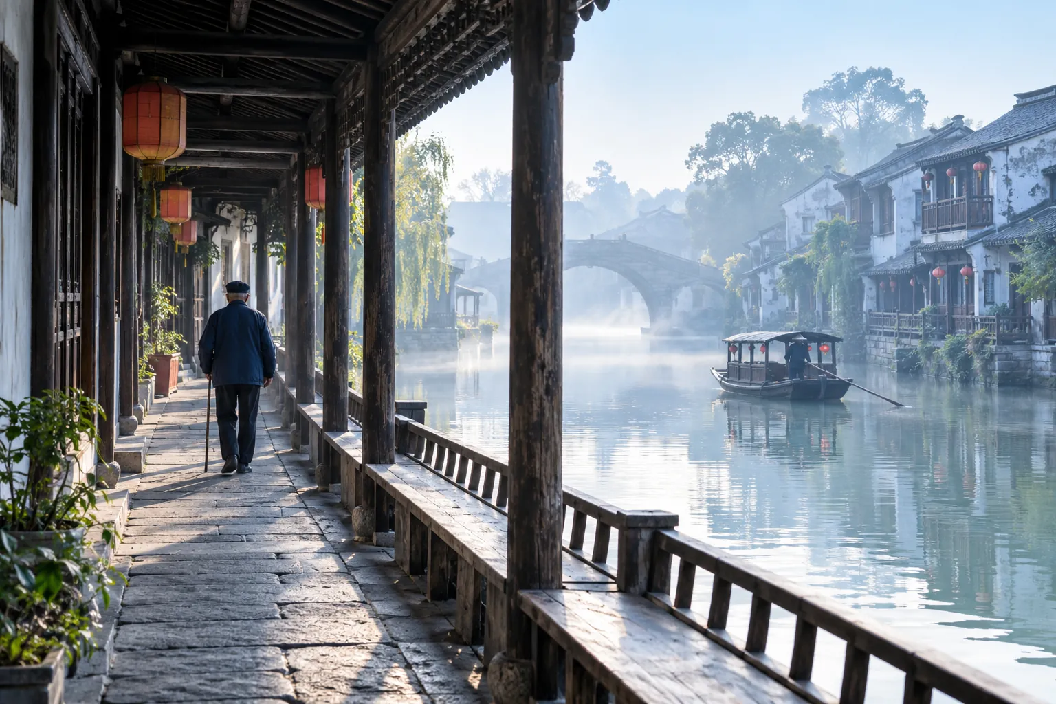 Xitang’s covered corridors