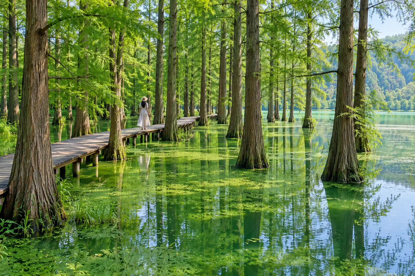 Qingshan Lake “Matcha Lake”