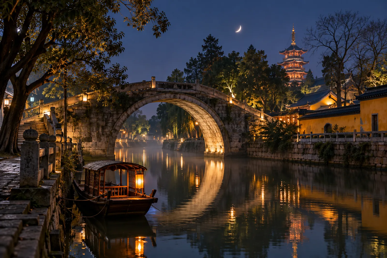 Hanshan Temple & Maple Bridge