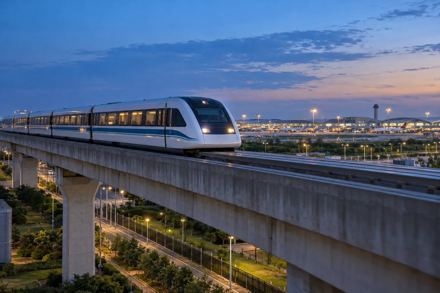 Shanghai Pudong Airport to the City Centre: Maglev, Metro, Taxi & Private Transfer